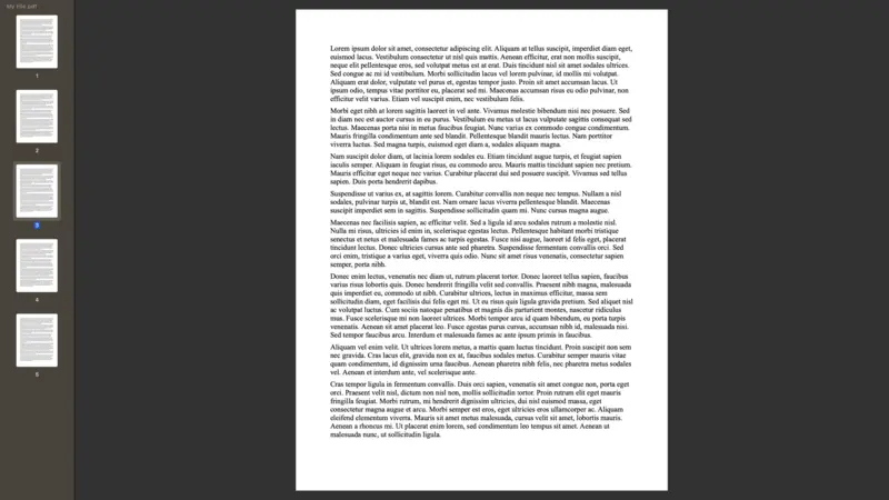 Remove pages from a PDF